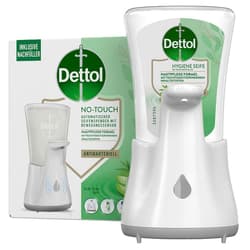 Dettol NoTouch Starter Set - Silver (Aloe Vera) - in box