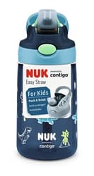 NUK Easy Straw Cup, 420ml, 4+ Jahren, blau