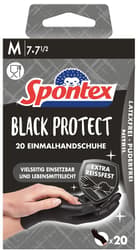 Spontex gloves Black Protect size M