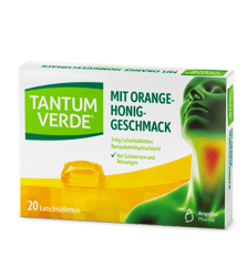 Tantum Verde 3 mg – Honey and orange flavored lozenges