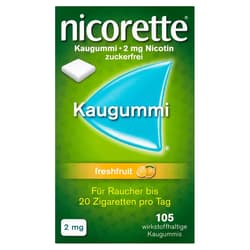 Nicorette Freshfruit 2 mg - Chewing gum for smoking cessation