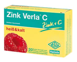 ZINK VERLA C 5 mg Granulat Himbeer