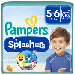 Pampers Diapers Splashers Size 5-6 Carry Pack