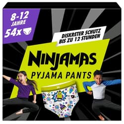 Ninjamas Pyjama Pants Raumschiff 8-12 Jahre MonatsBox