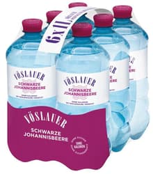 Vöslauer Flavours Schwarze Johannisbeere 6x1l rePET (EinwegPFAND)