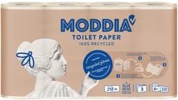 Moddia Recycling Toilettenpapier 8 Rollen 3-lagig