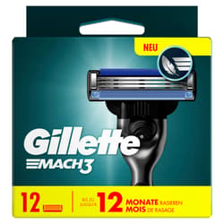 Gillette Mach3 Systemklingen 12er