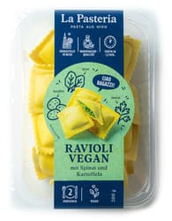 La Pasteria Ravioli mit Spinat und Kartoffeln VEGAN