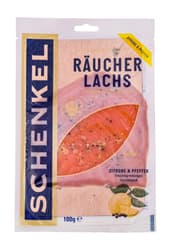 Schenkel Schottischer Räucherlachs Zitrone/Pfeffer geschnitten