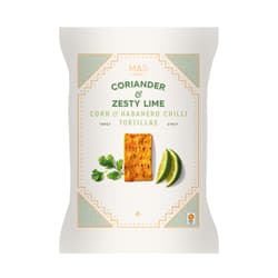 Marks & Spencer Coriander & Zesty Lime Corn & habanero Chilli Tortillas