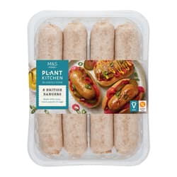 Marks & Spencer Plant Kitchen 8 British Bangers vegan (tiefgekühlt)