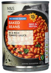 Marks & Spencer No Added Sugar Baked Beans