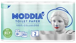 Moddia Toilet Paper 8 Rolls, 2-ply