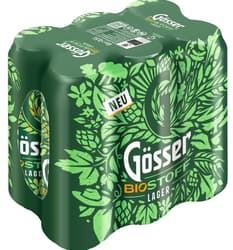 Gösser BIOstoff can 6x500ml (disposable deposit)