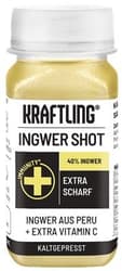 Kraftling Ingwer Shot Extra Strong Orange-Curcuma - gekühlt