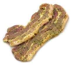 Schwarzböck Bauchstreifen in Kräutermarinade