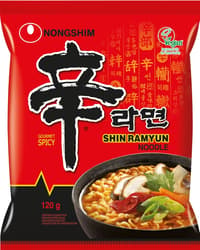 Nongshim Instantnudeln, Shin Ramyun, sehr scharf