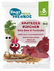 Freche Freunde BIO Babykeks Rübchen Rote Bete & Pastinake