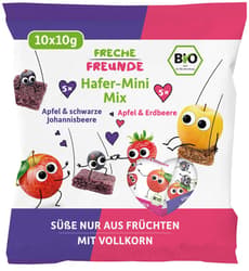 Freche Freunde BIO Hafer-Mini-Mix Apfel & Erdbeere und Apfel & schwarze Johannisbeere