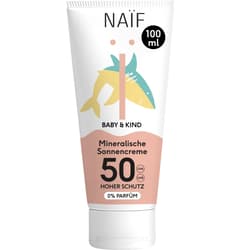 Naïf Care Sonnenschutzcreme Baby & Kind, 0% Parfüm LSF 50