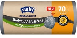Swirl® waste bag 70L with drawstring