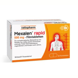 Mexalen rapid 500 mg - Tabletten 