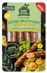 Billie Green Vegane Bratwurst grob Käse Style