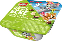 Müller Joghurt mit der Ecke Tom & Jerry Schoko Sterne