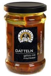 Die Käsemacher Datteln gefüllt mit Frischkäse