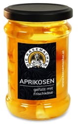 Die Käsemacher Aprikosen gefüllt mit Frischkäse