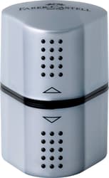 Faber-Castell Dreifachspitzdose Grip 2001 silber
