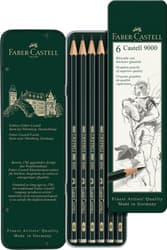 Faber-Castell pencil Castell 9000 6er Etui
