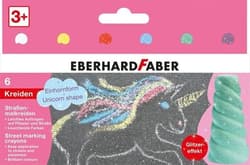 Eberhard Faber Straßenmalkreide Einhorn 6er Kartonetui