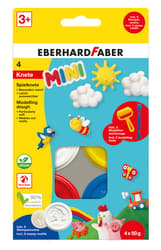Eberhard Faber Spielknete Basisfarben á 50g 4er Set