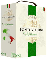 Ponte Villoni Bianco 3l Bag in Box