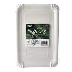 Pappteller "pure" eckig, weiss
