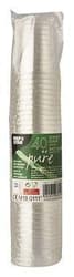 Glasses for schnapps, PLA "pure" 4cl, crystal clear