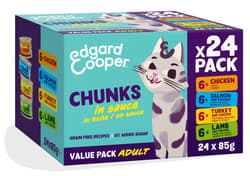 Edgard & Cooper Cat Multipack Pieces in Sauce XL