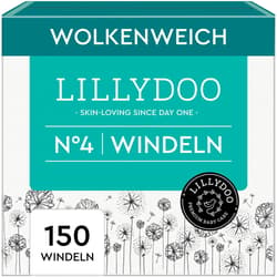 LILLYDOO nappies size 4, monthly box, 150 pieces