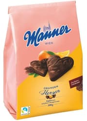 Manner Wafer Hearts with Orange Cream