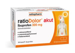 ratioDolor akut Ibuprofen 300 mg Schmerztabletten