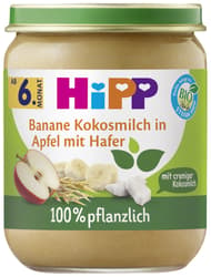 HiPP BIO Banane Kokosmilch in Apfel mit Hafer, ab dem 6. Monat