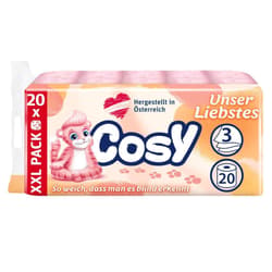 Cosy toilet paper with tiger on the roll 20 rolls, 3-ply