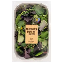 Keltenhof Wildkräutersalat mit Blüten