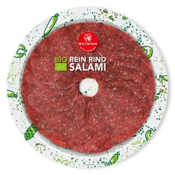 Wiltmann BIO Rein Rind Salami geschnitten