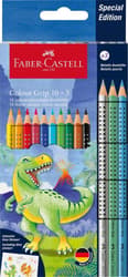 Faber-Castell Buntstift Colour Grip Dino 10+3