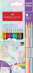 Faber-Castell Buntstift Colour Grip Einhorn 10+3