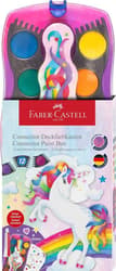 Faber-Castell Farbkasten Connector Einhorn 12 Farben + Deckweiß