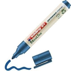 EDDING Permanentmarker 21 EcoLine mit Rundspitze 1,5-3 mm blau