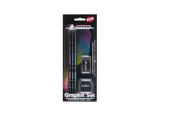 JOLLY Graphitstifte-Set Next Generation 3 Stück inkl. Radierer und Spitzer